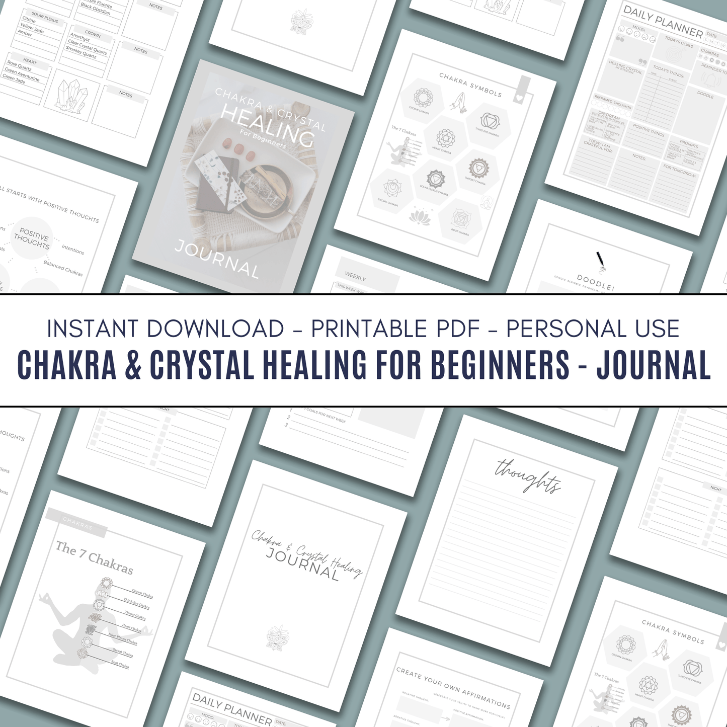 Chakra & Crystal Healing Journal