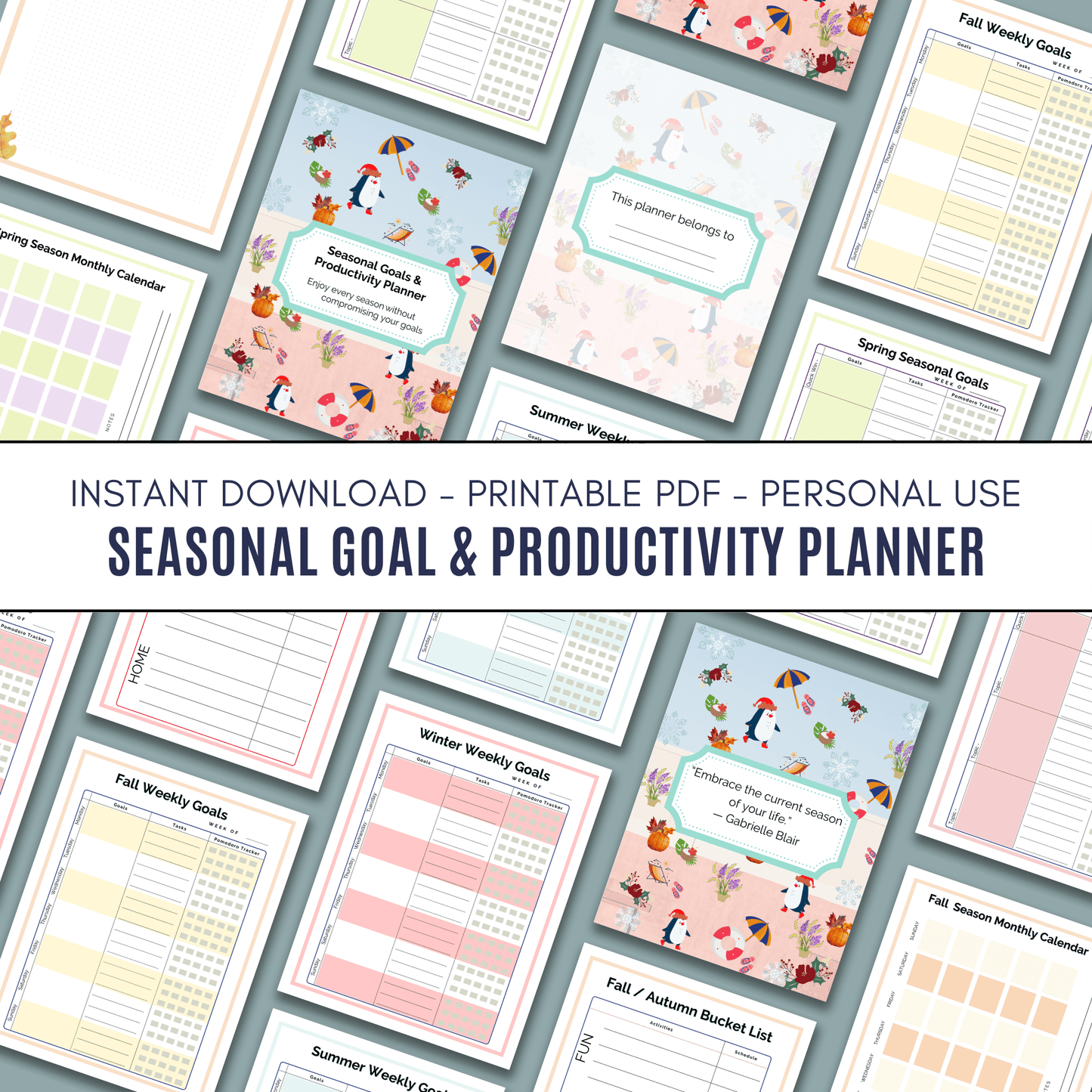 Seasonal Goal Planner