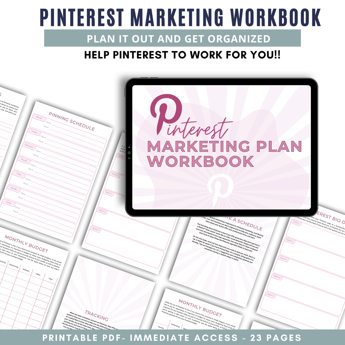 Pinterest Marketing Workbook