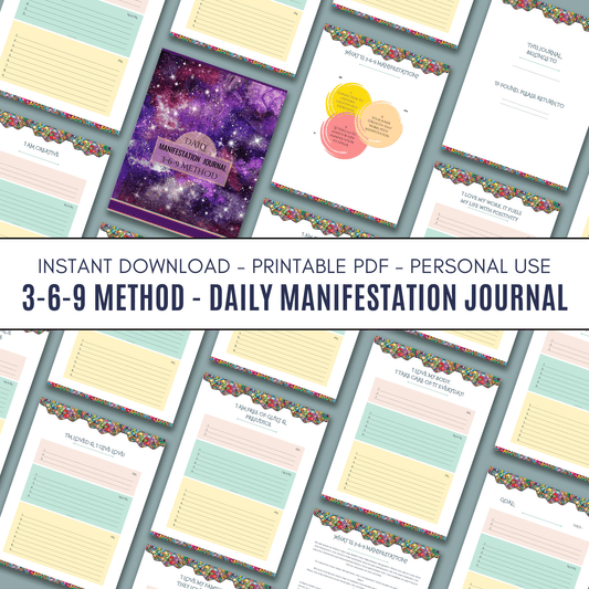 3-6-9 Manifestation Journal