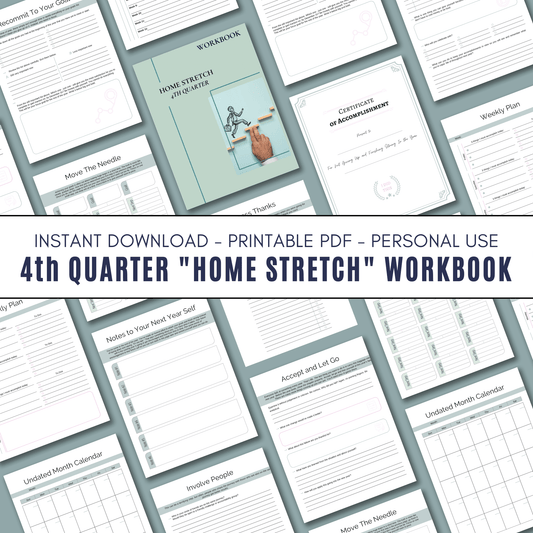4th Quarter - Home Stretch Workbook