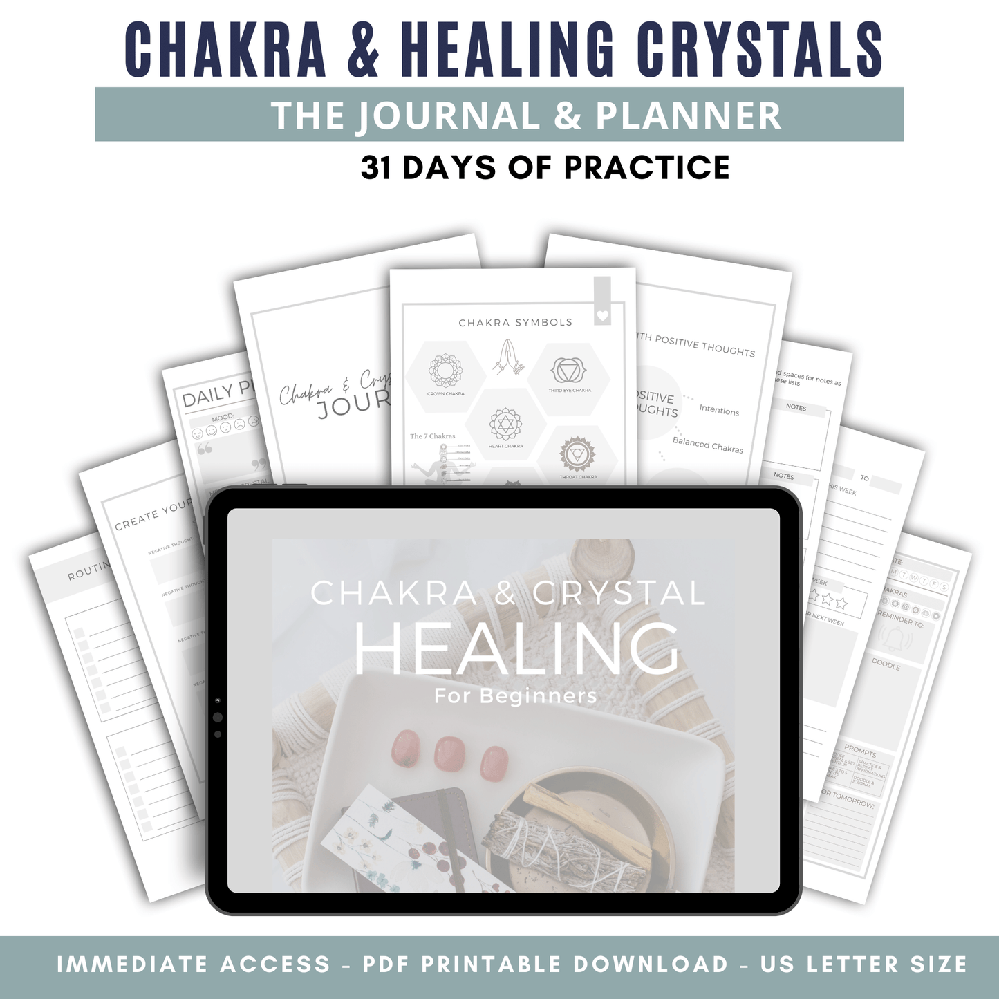 Chakra & Crystal Healing Journal