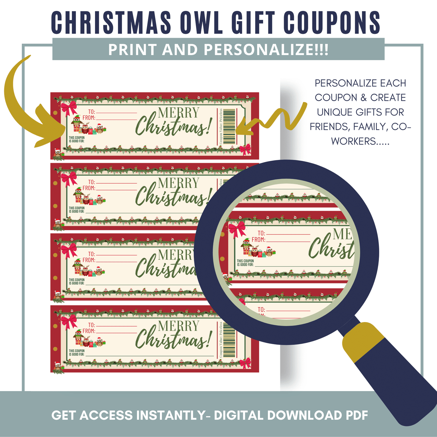 Christmas Owl Coupons