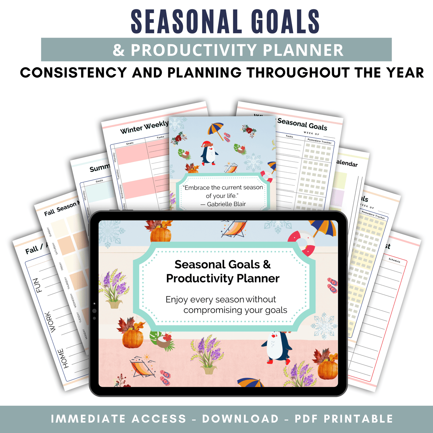 Seasonal Goal Planner