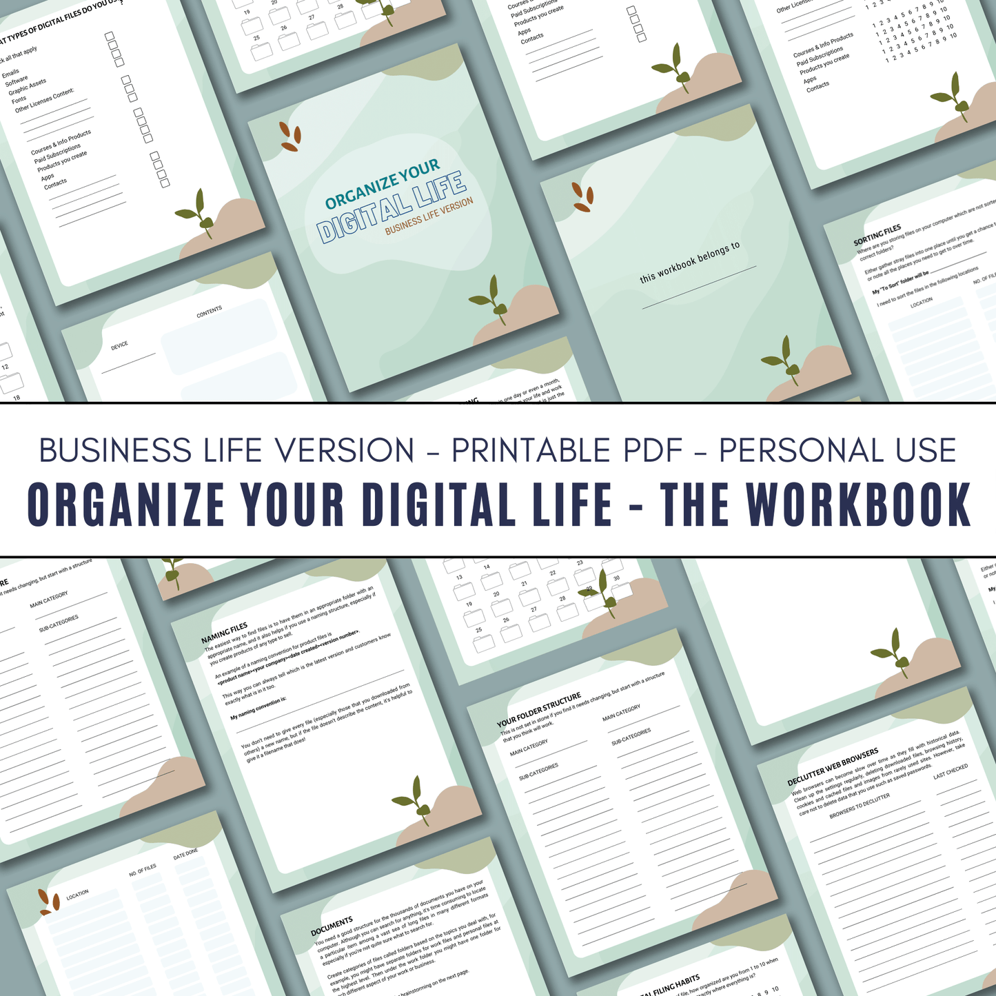 Organize Your Digital Life - Business Life Workbook