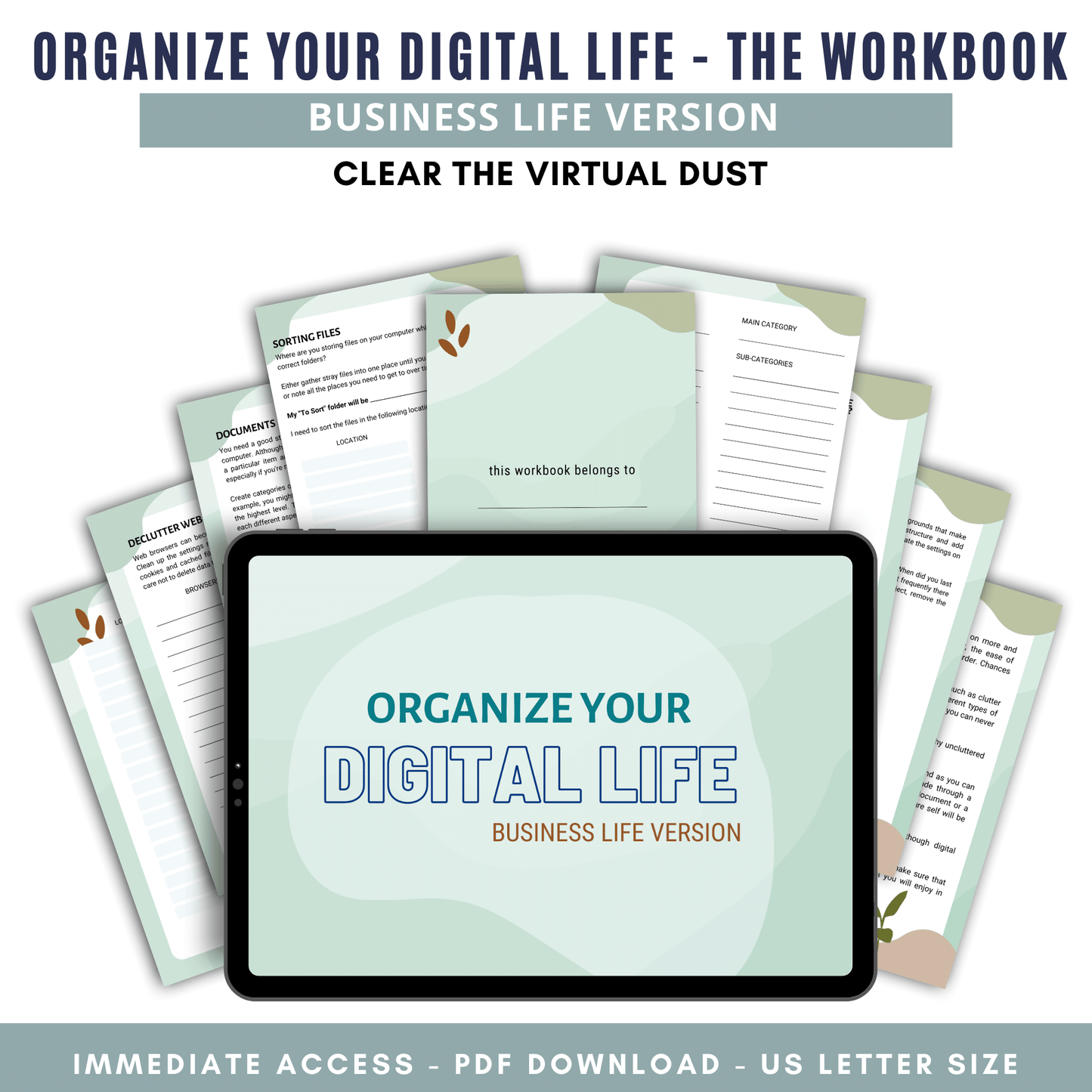 Organize Your Digital Life - Business Life Workbook