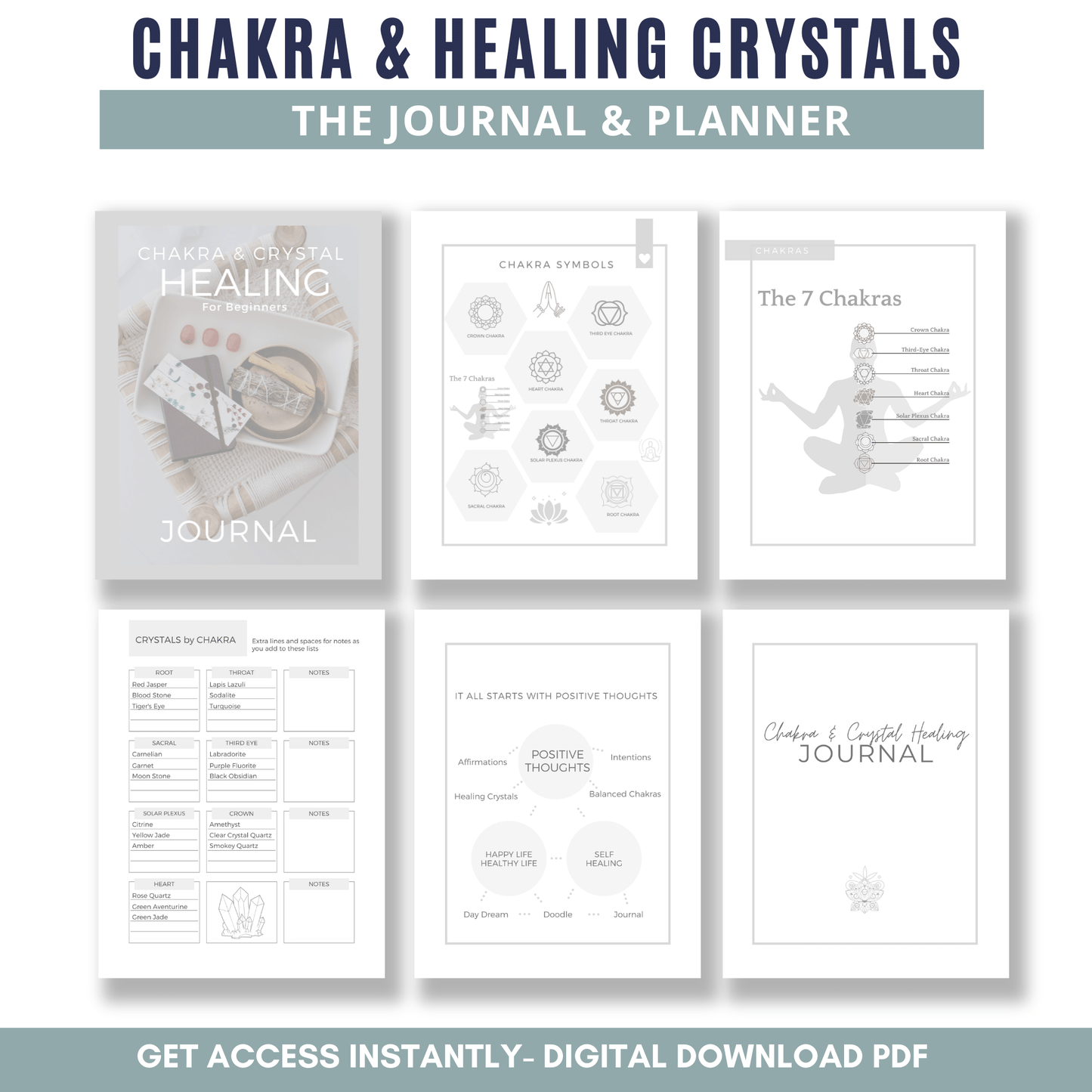 Chakra & Crystal Healing Journal