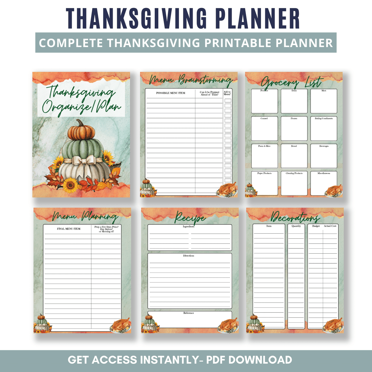 Thanksgiving Planner