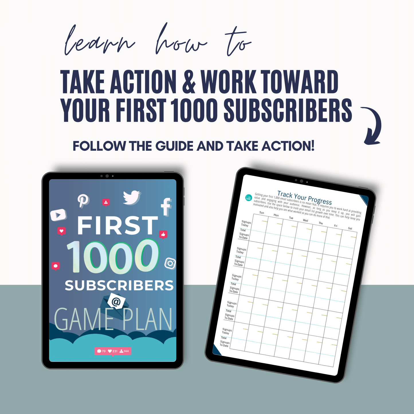 First 1000 Subscribers Workbook