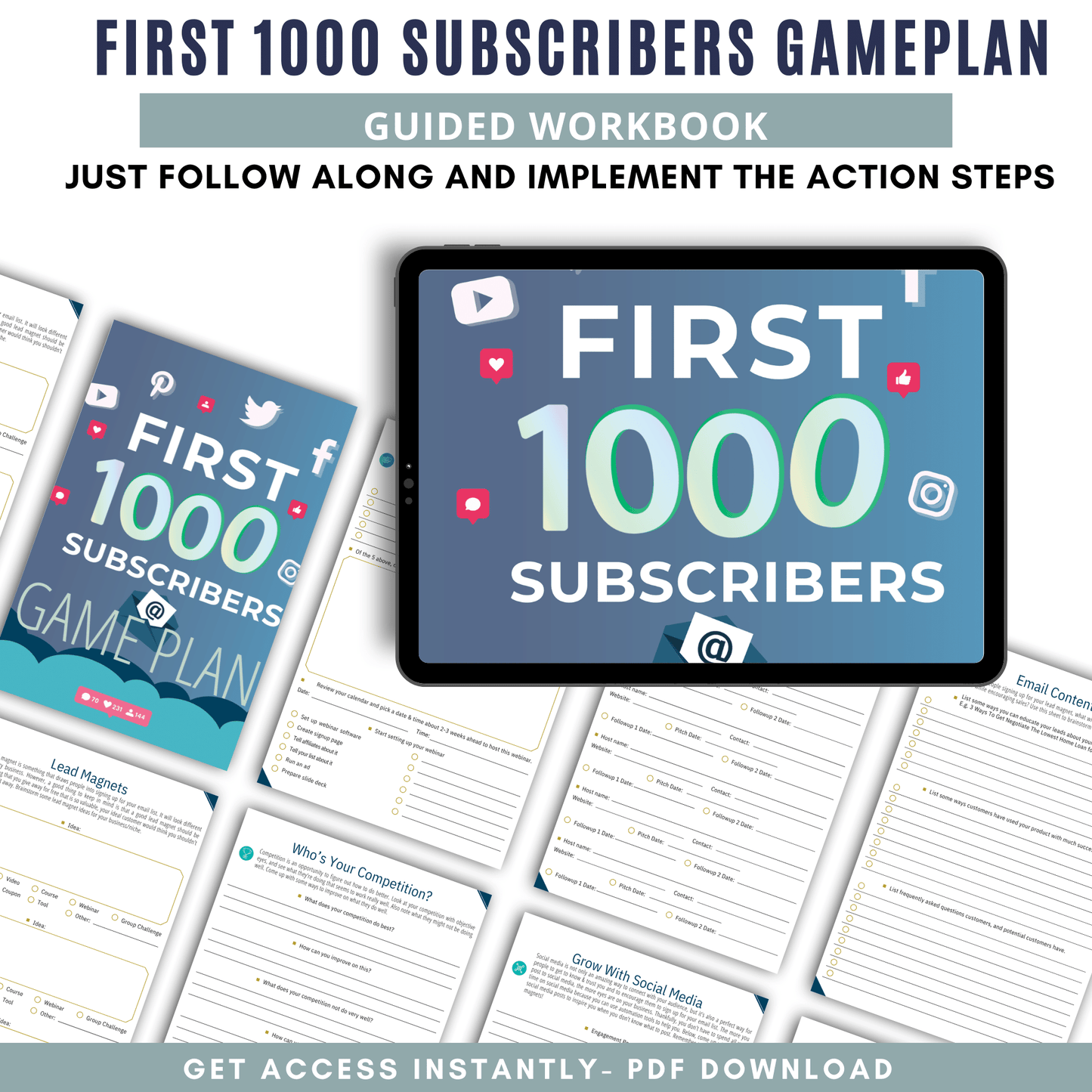 First 1000 Subscribers Workbook