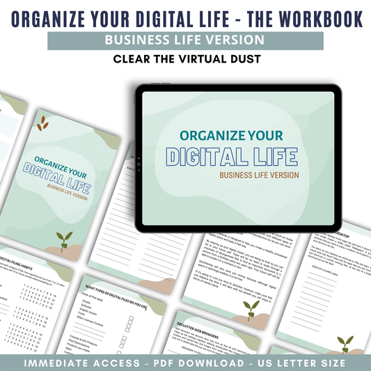 Organize Your Digital Life - Business Life Workbook