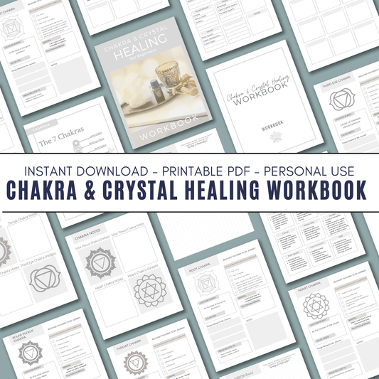 Chakra & Crystal Healing Workbook