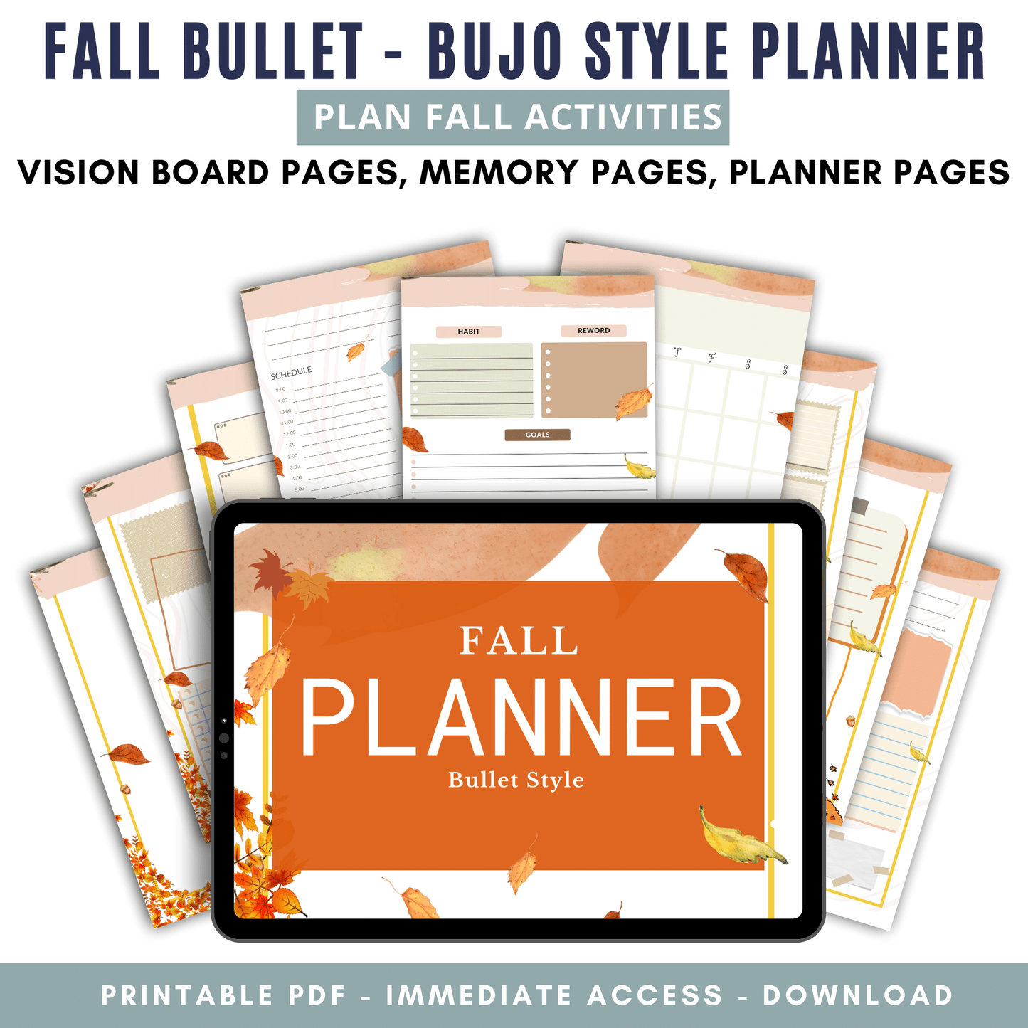 Fall Bullet Style Planner