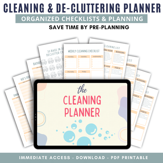 Cleaning & DeCluttering Planner