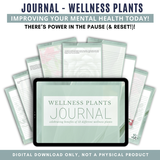 Journal - Wellness Plants - Green Background