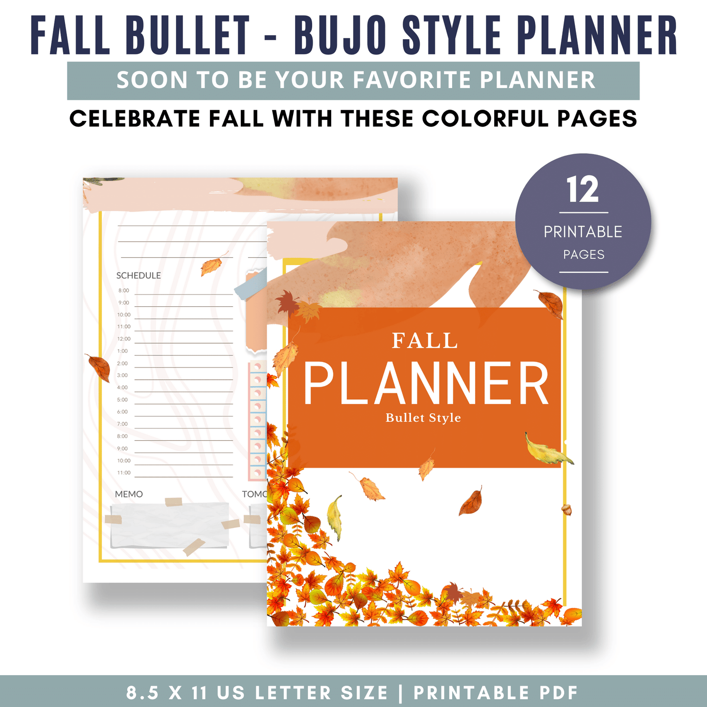 Fall Bullet Style Planner